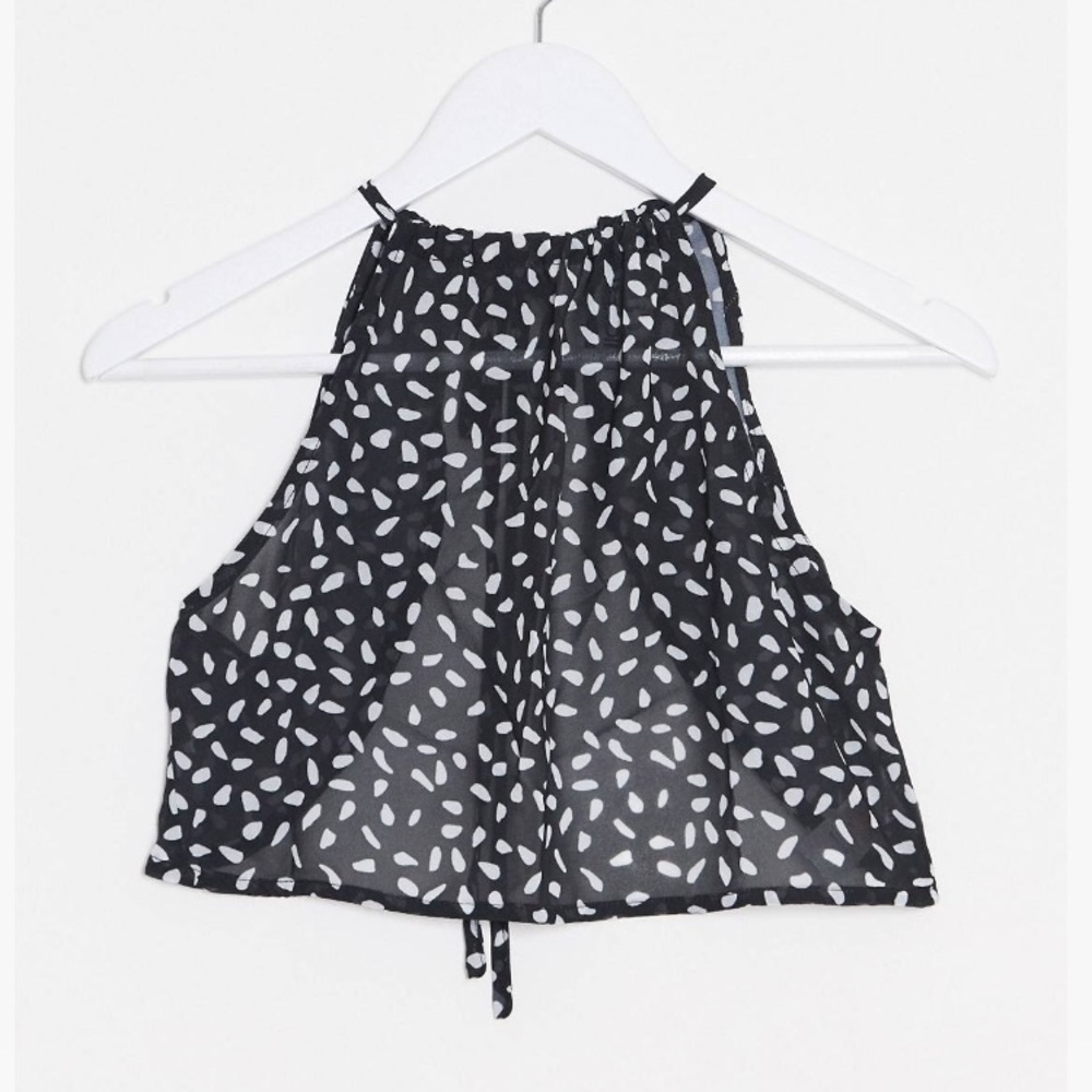 Halter top open back